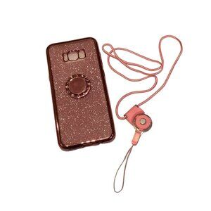 Soga Diamond Bling Glitter Phone Case Samsung Galaxy S8 / S8 Plus Rose Gold with